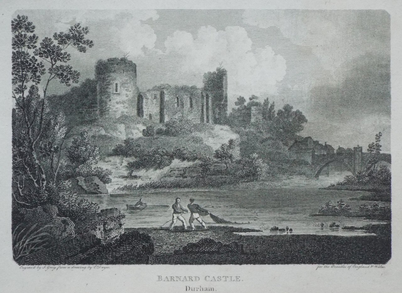 Print - Barnard Castle, Durham. - Greig